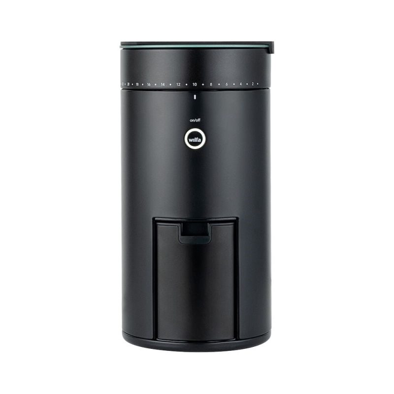 coffee-grinder_uniform_wsfbs-200b_front Wilfa Svart Uniform kaffekvern med vekt (WSFBS-200B)