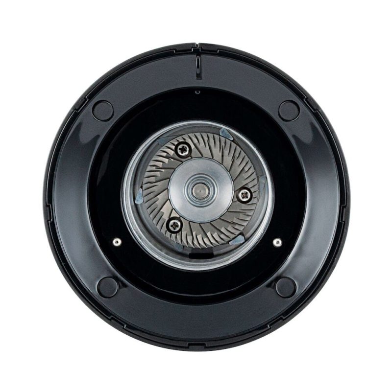 coffee-grinder_uniform_wsfbs-200b_top_knives Wilfa Svart Uniform kaffekvern med vekt (WSFBS-200B)