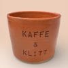 Kaffe og klitt_rosa Kaffekopp fra The Clay Lab - Kaffe & Klitt