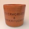 Kaffekopp fra The Clay Lab - Overworked & Underfucked