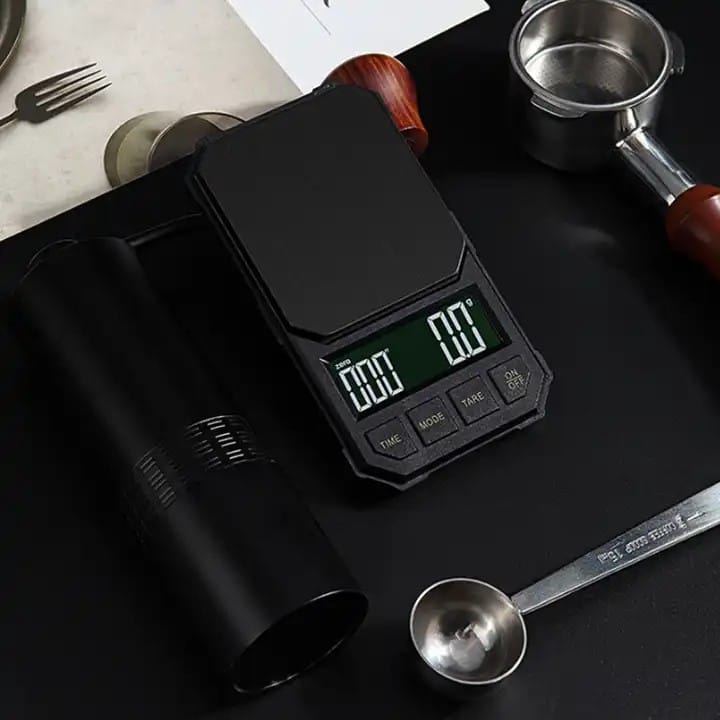 Minivekt med timer-2 Mini kaffevekt med timer (N96)