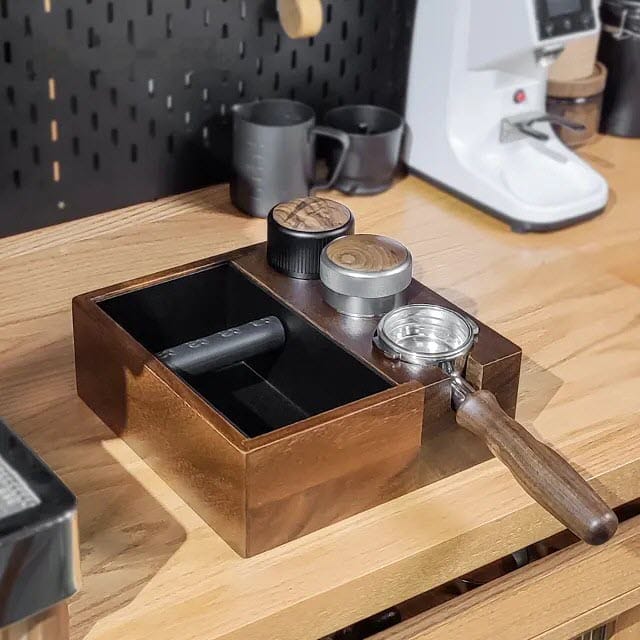 Espressostasjon i valnøtt
