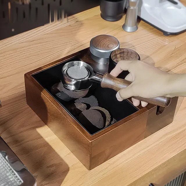 Espressostasjon i valnøtt