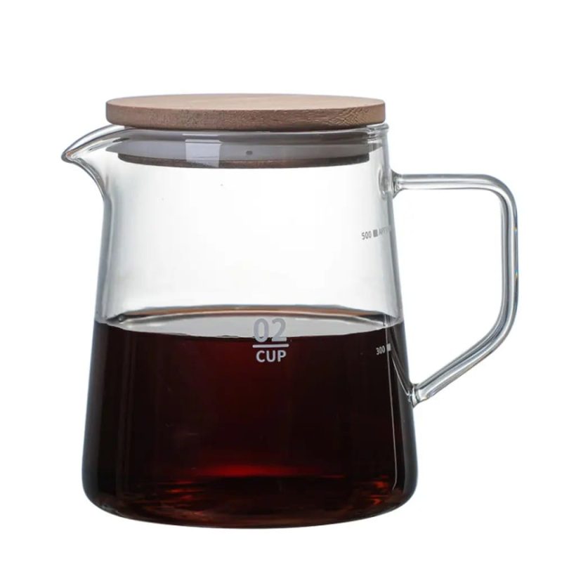 Hellekanne 500ml Bryggekanne/Serveringskanne i herdet glass