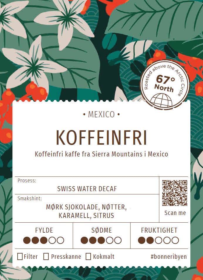 Mexico - Koffeinfri Koffeinfri kaffe - Mexico